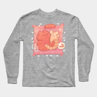 Cosy Cats Cuddle Picnic Long Sleeve T-Shirt